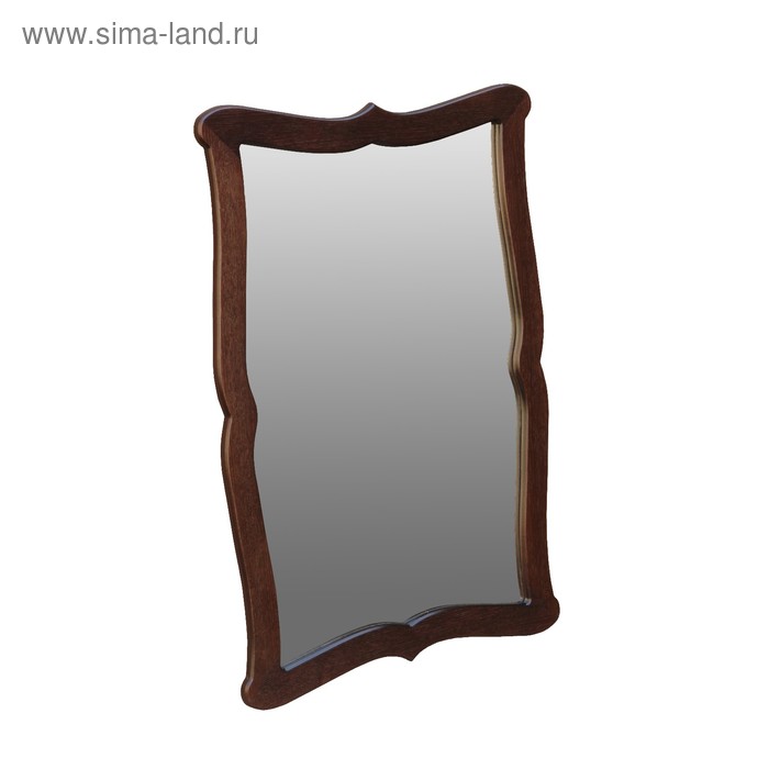 Зеркало навесное Берже 23, 670х16х970, Темно-коричневый - Фото 1