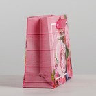 Пакет подарочный ламинированный горизонтальный, упаковка, «Самой красивой», S 15 х 12 х 5,5 см - Фото 2