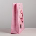 Пакет подарочный ламинированный вертикальный, упаковка, «Пион», S 12 х 15 х 5,5 см - Фото 2