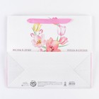 Пакет подарочный ламинированный горизонтальный, упаковка, «Весны в душе», ML 27 х 23 х 11.5 см - Фото 4