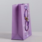 Пакет подарочный ламинированный вертикальный, упаковка, «С Праздником, 8 марта!», S 12 х 15 х 5,5 см - Фото 2