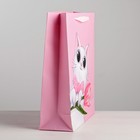 Пакет подарочный ламинированный вертикальный, упаковка, «С Восьмым марта», S 12 х 15 х 5,5 см - Фото 2