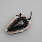 Мышь заводная меховая малая, 8,5 см, серая - Фото 6