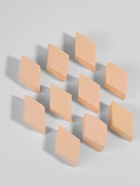 Спонжи для макияжа «Ромбы», набор - 10 шт., 4.5×2.5 см, бежевые - Фото 3