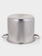 Кастрюля Magistro Grande, 7.1 л, d=23.5 см, с крышкой, капсульное дно, индукция, нержавеющая сталь, хромированная - Фото 3