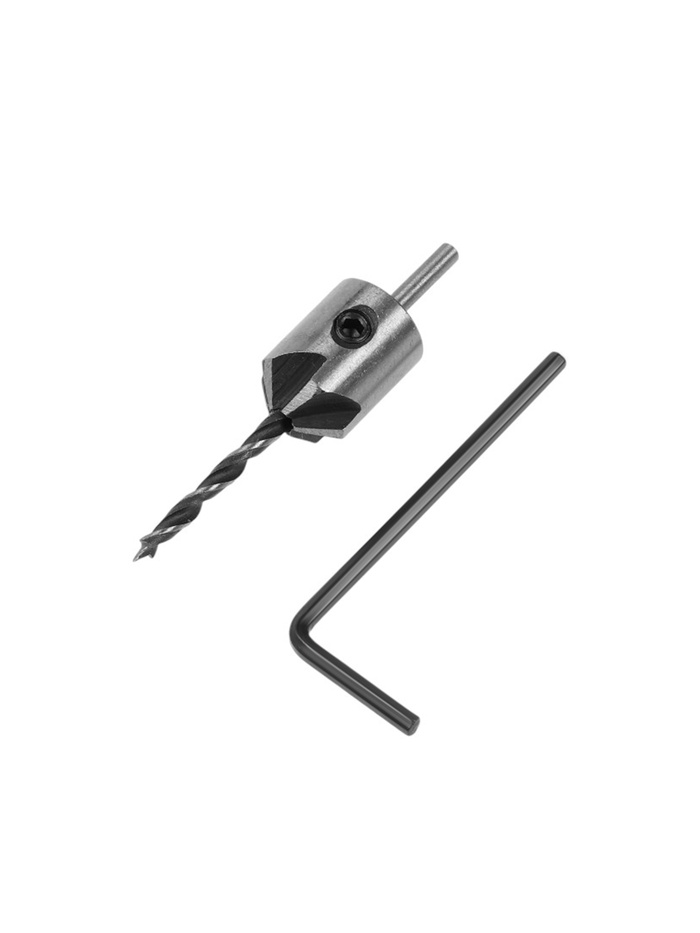 Сверло с зенкером ТУНДРА, 3×60 мм - Фото 1