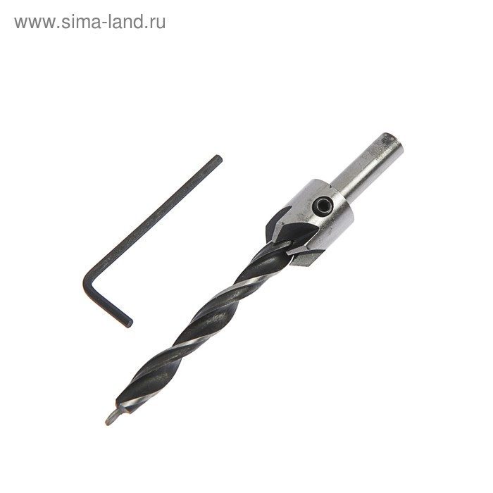 Сверло с зенкером ТУНДРА, 8×110 мм - Фото 1