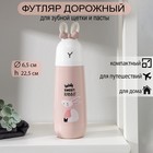 Футляр для зубной щётки и пасты «Кролик», 22,5 см, цвет МИКС - Фото 1