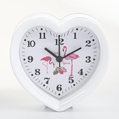 Часы настольные будильник «Амес», циферблат d-9 см, 11×11 см