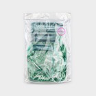 Набор пакетов для хранения сыпучих продуктов Доляна «Листья», застёжка zip-lock, 3 шт, 15×10 см, 20×13 см, 24,5×16,5 см, цвет зелёный - Фото 4