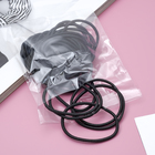 Резинки для волос «Премиум», набор 30 шт., чёрные - Фото 1