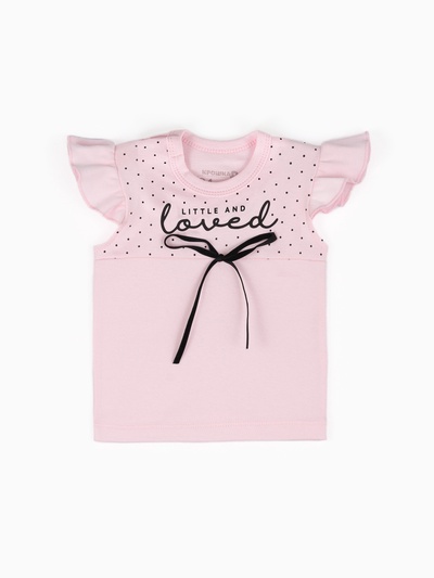 Футболка Крошка Я Lovely, розовый, р.30, рост 98-104 см