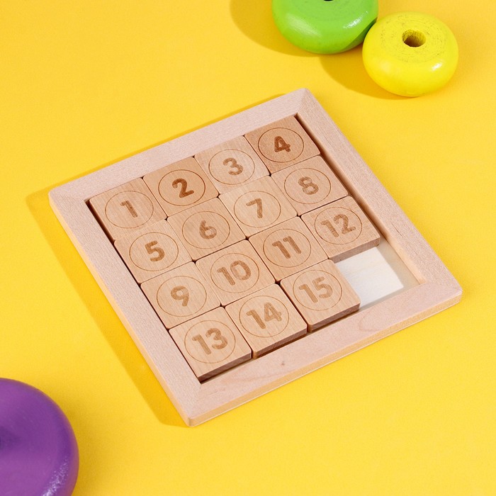 

Развивающая игра «Пятнашки» 0,7х12,7х12,7 см