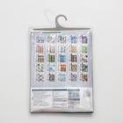 Штора для ванной «Лотос», 180×180 см, полиэстер 4658683