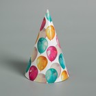 Колпак праздничный бумажный «С днём рождения» - Фото 2