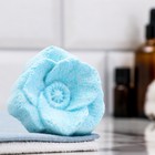 Бомбочка для ванны "Цветок" с ароматом лаванды, голубая - фото 8941154