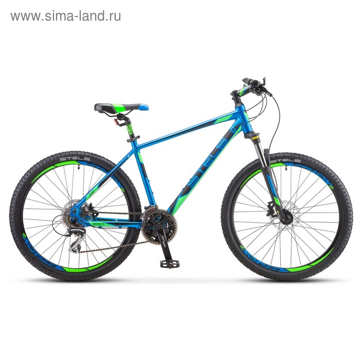 Велосипед 26" Stels Navigator-650 D, V010, цвет синий, размер 16" - Фото 1