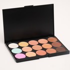 Палетка корректоров для лица, 15 цветов - Фото 1