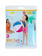 Мяч пляжный INTEX «Цветной» 59030NP, d=61 см, от 3 лет 589356