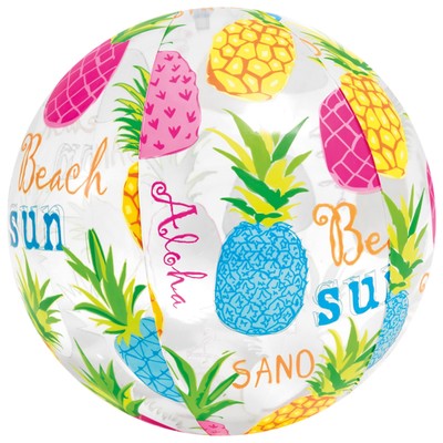 Мяч пляжный «Узоры», d=51 см, от 3 лет, цвет МИКС, 59040NP INTEX