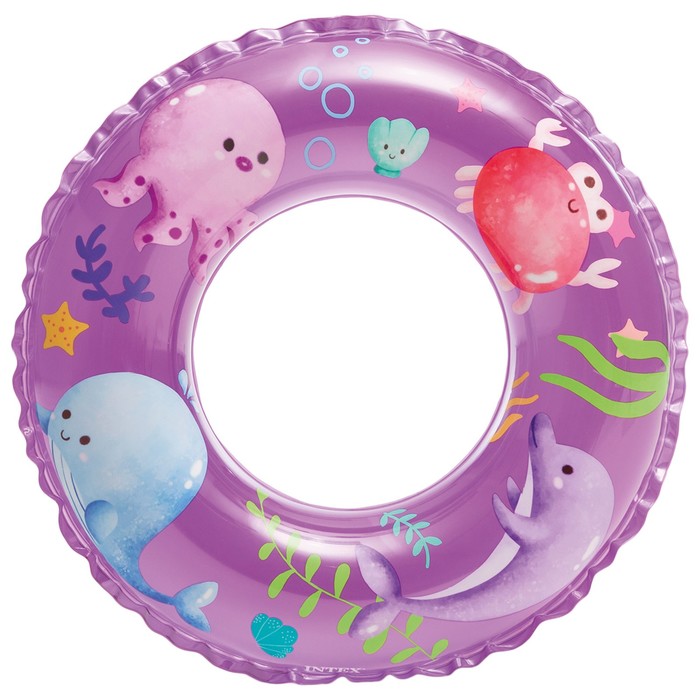 Круг для плавания «Океан», d=61 см, от 6-10 лет, цвет МИКС, 59242NP INTEX - Фото 1