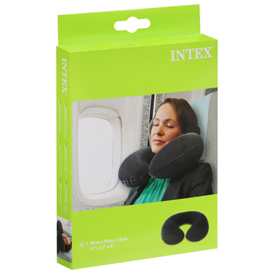 Подушка надувная Travel, 36×30×10 см, 68675 INTEX