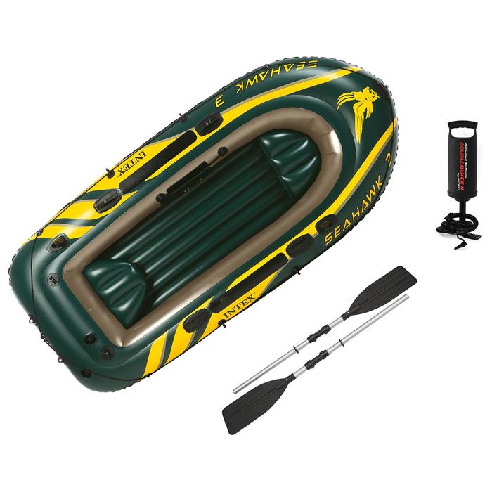 Лодка Seahawk 3, 3-местная, 295 х 137 х 43 см, с сиденьями, до 360 кг, 68380NP INTEX - Фото 1