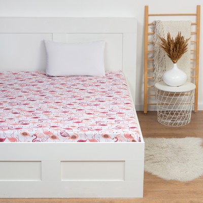 Простыня Этель «Фламинго», размер 180х220 см, бязь