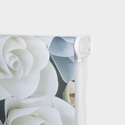 Штора рулонная 3D принт «Розы», блэкаут, 90×200 см (с учётом креплений 3.5 см) - Фото 2