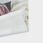 Штора рулонная 3D принт «Розы», блэкаут, 90×200 см (с учётом креплений 3.5 см) - Фото 3