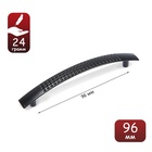 Ручка-скоба мебельная ТУНДРА STANDART РС001, м/о 96 мм, цвет черный 4645171