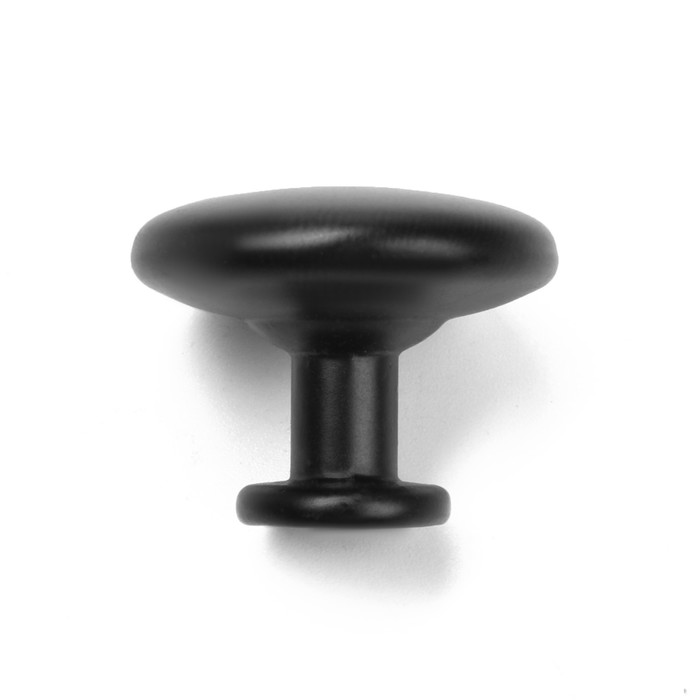 Ручка кнопка WAVE ТУНДРА РК120BL, черная - фото 18530509