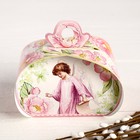 Пасхальная коробочка "Светлая пасха" ангел, розовые цветы, 9 х 7 х 6 см - Фото 3