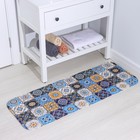 Коврик для ванной и туалета Доляна «Богемия», мозаика, 45×120 см - Фото 2