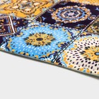 Коврик для ванной и туалета Доляна «Богемия», мозаика, 45×120 см - Фото 4