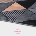 Коврик для ванной и туалета Доляна «Грэй», 40×60 см - Фото 3