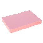 Блок с липким краем 51 мм x 76 мм, 100 листов, пастель, розовый - фото 22129866