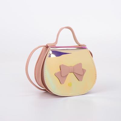 Сумка детская, отдел на магните, длинный ремень, цвет розовый