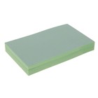 Блок с липким краем 51 мм x 76 мм, 100 листов, пастель, зелёный - фото 22129869
