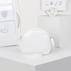 Сумка детская, отдел на молнии, длинный ремень, цвет белый - Фото 2