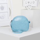 Сумка детская, отдел на молнии, длинный ремень, цвет голубой - Фото 2