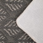 Коврик «Листья», 40×60 см, цвет серый - Фото 3