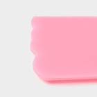 Молд для заливки «Розарий», силикон, 17×10.5×1 см, розовый - Фото 5