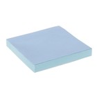 Блок с липким краем, 76 мм х 76 мм, 100 листов, пастель, голубой - фото 22129878
