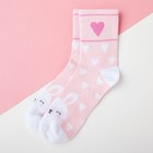 Носки детские KAFTAN «Зайка», размер 14-16, цвет розовый - Фото 2
