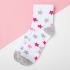 Носки детские KAFTAN «Звёзды», размер 18-20, цвет белый - Фото 2