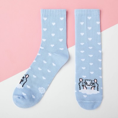 Носки детские KAFTAN «Лама», размер 16-18, цвет голубой