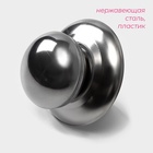 Ручка для крышки на посуду Доляна «Металлик», d=5.5 см, серебристая - Фото 2