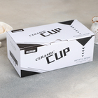 Чайная пара с ложкой «Весна», 2 предмета: кружка 300 мл, блюдце, керамика, розовая - Фото 3