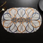 Салфетка сервировочная на стол «Цветок», ажурная, 45?30 см, цвет белый (комплект 12 шт) - фото 24024980